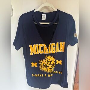 Victorias Seceret PINK University of Michigan Shirt